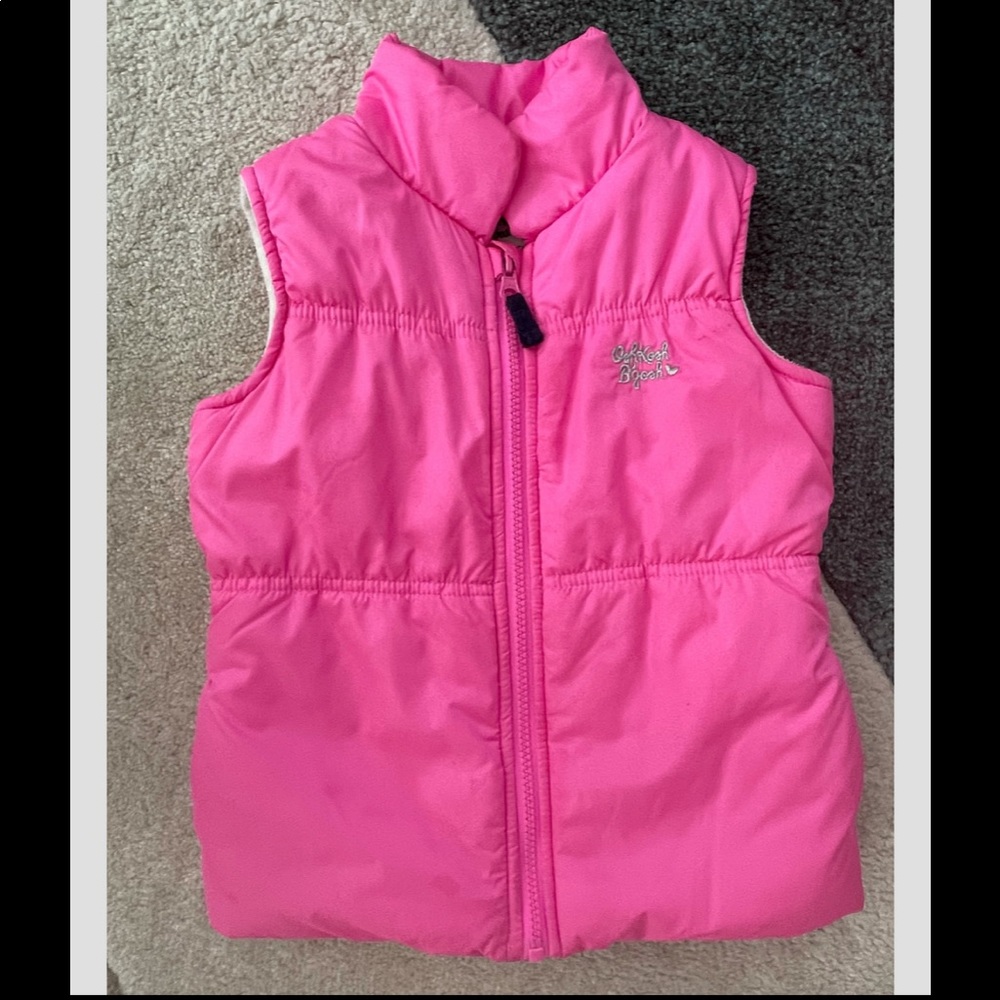 OshKosh B’gosh pink girls vest 4T